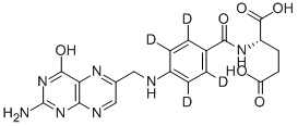 N-[4-[[(2-氨基-1,4-二氫-4-氧代-6-蝶啶)甲基]氨基]苯甲?；?2,3,5,6-D4]-L-谷氨酸